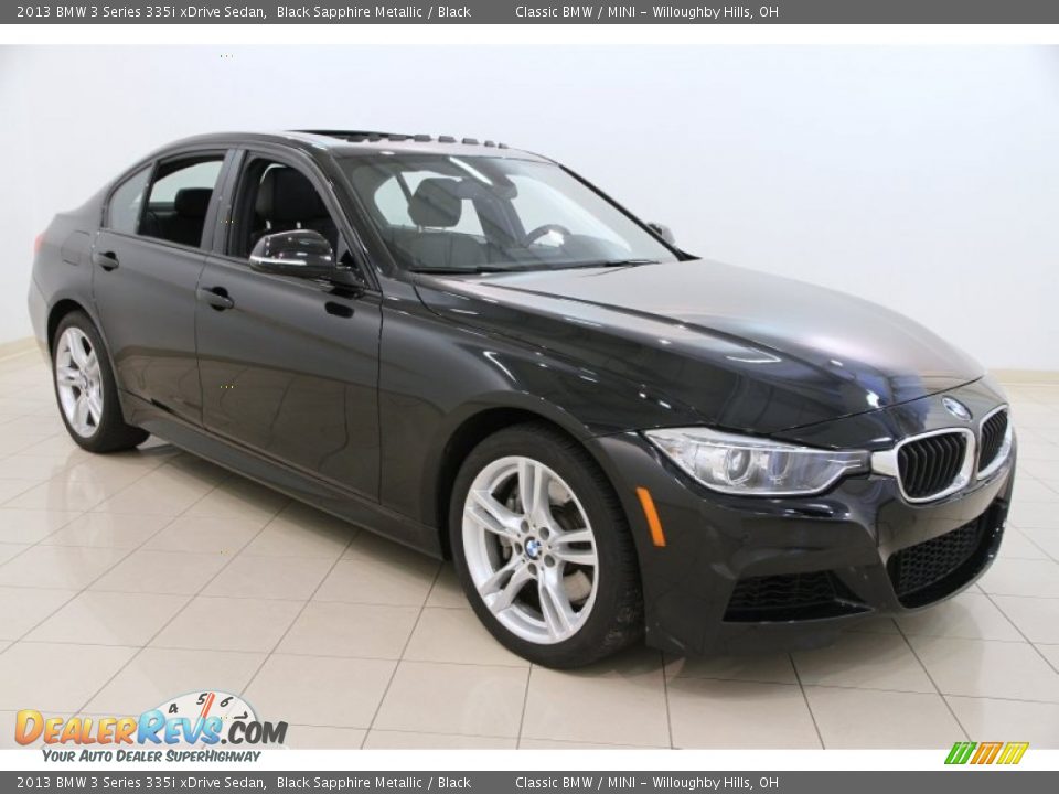 2013 BMW 3 Series 335i xDrive Sedan Black Sapphire Metallic / Black Photo #1