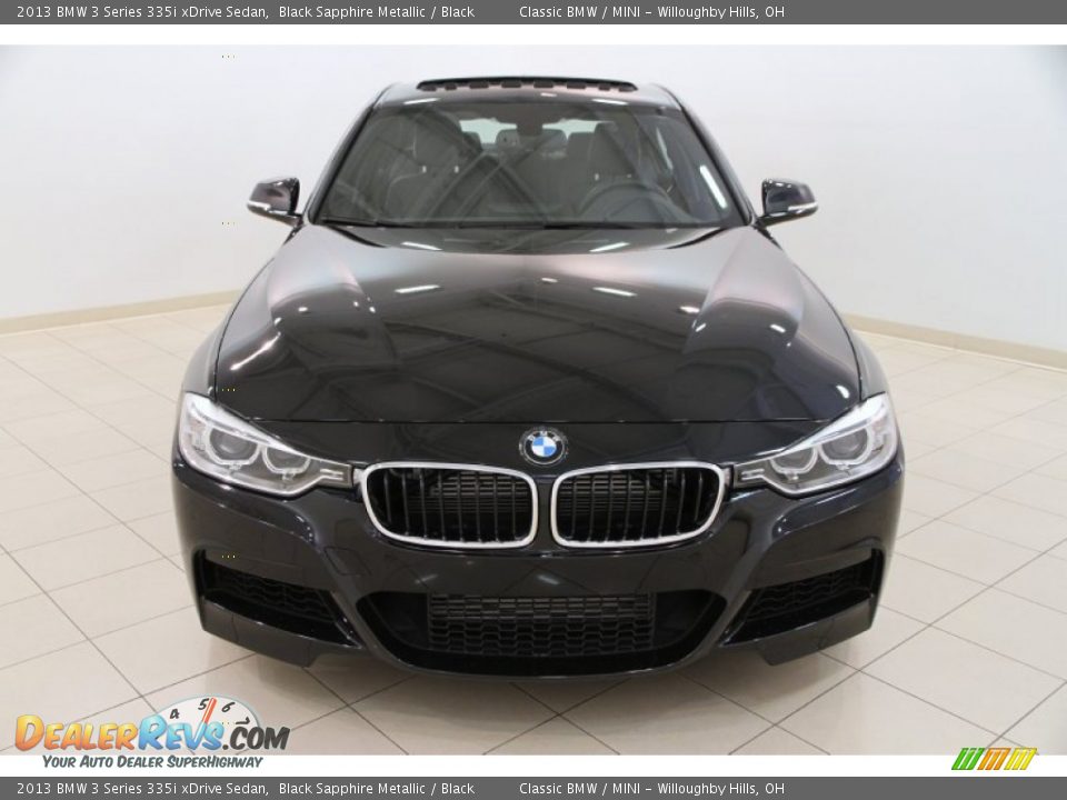 2013 BMW 3 Series 335i xDrive Sedan Black Sapphire Metallic / Black Photo #2