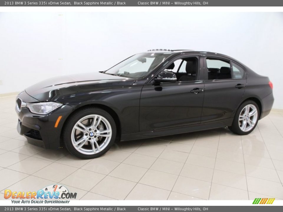 2013 BMW 3 Series 335i xDrive Sedan Black Sapphire Metallic / Black Photo #3