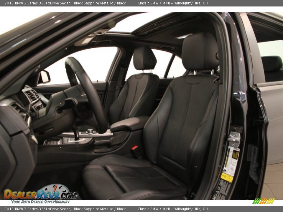 2013 BMW 3 Series 335i xDrive Sedan Black Sapphire Metallic / Black Photo #5