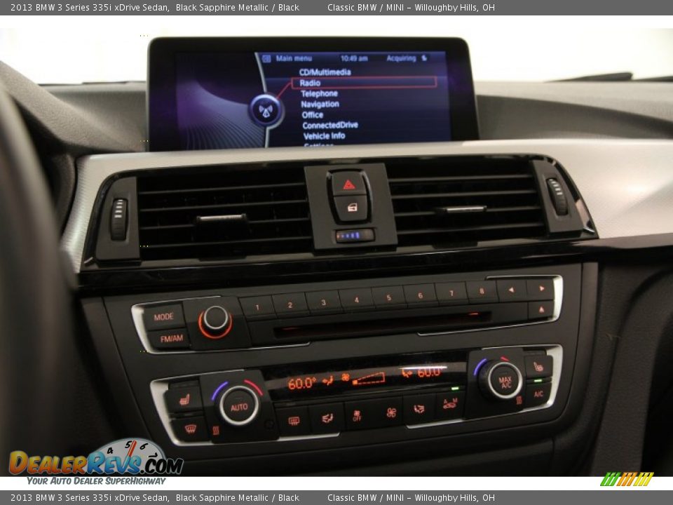 2013 BMW 3 Series 335i xDrive Sedan Black Sapphire Metallic / Black Photo #11