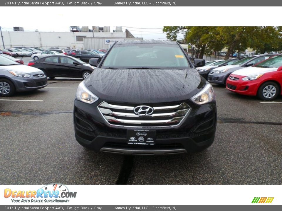 2014 Hyundai Santa Fe Sport AWD Twilight Black / Gray Photo #2