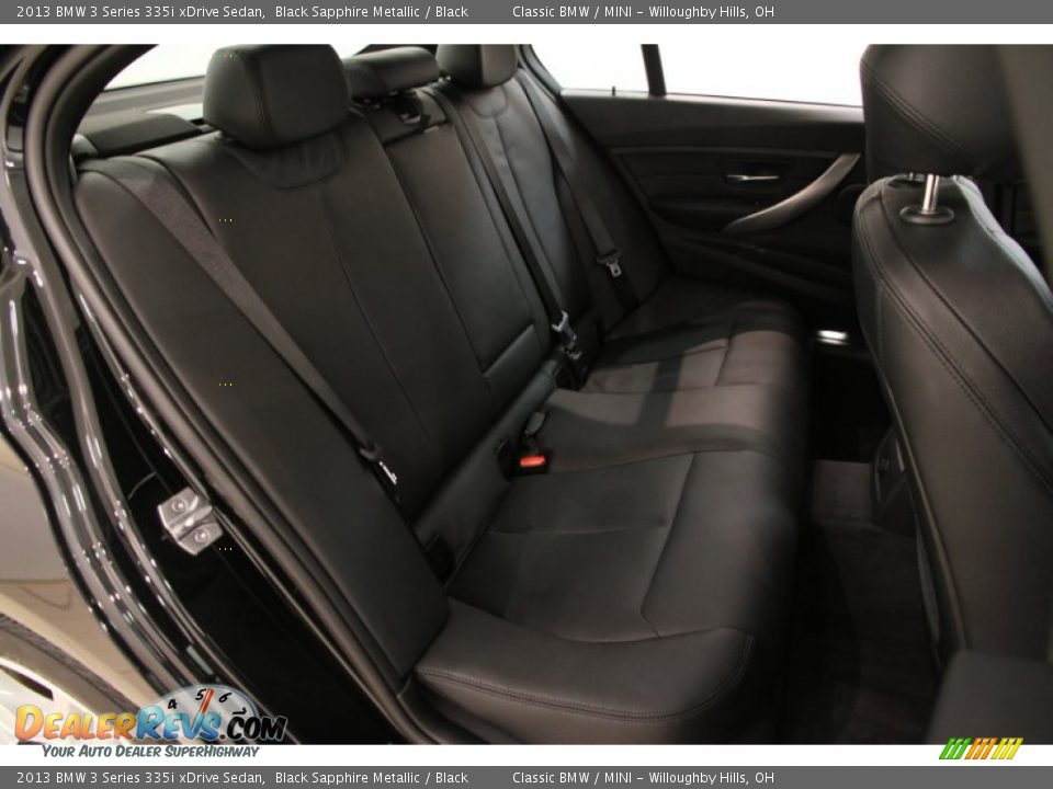 2013 BMW 3 Series 335i xDrive Sedan Black Sapphire Metallic / Black Photo #17