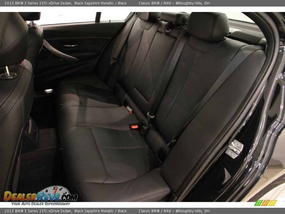2013 BMW 3 Series 335i xDrive Sedan Black Sapphire Metallic / Black Photo #18