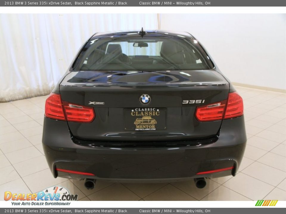 2013 BMW 3 Series 335i xDrive Sedan Black Sapphire Metallic / Black Photo #19