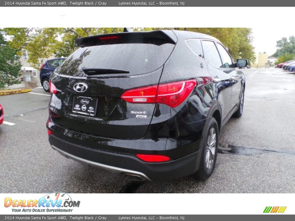 2014 Hyundai Santa Fe Sport AWD Twilight Black / Gray Photo #6