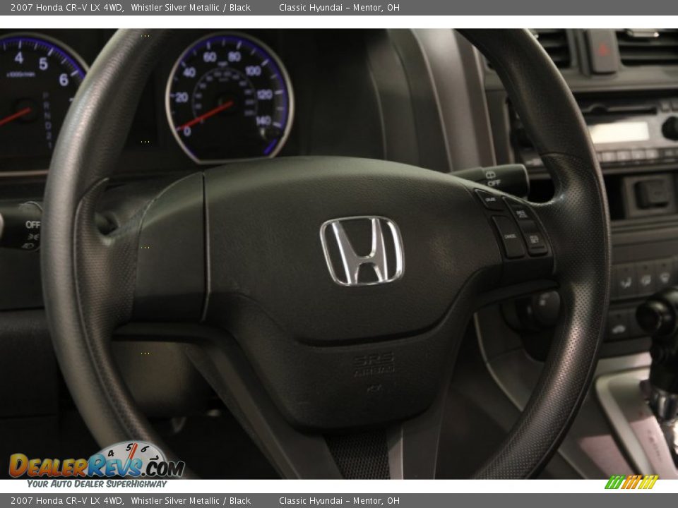 2007 Honda CR-V LX 4WD Whistler Silver Metallic / Black Photo #6