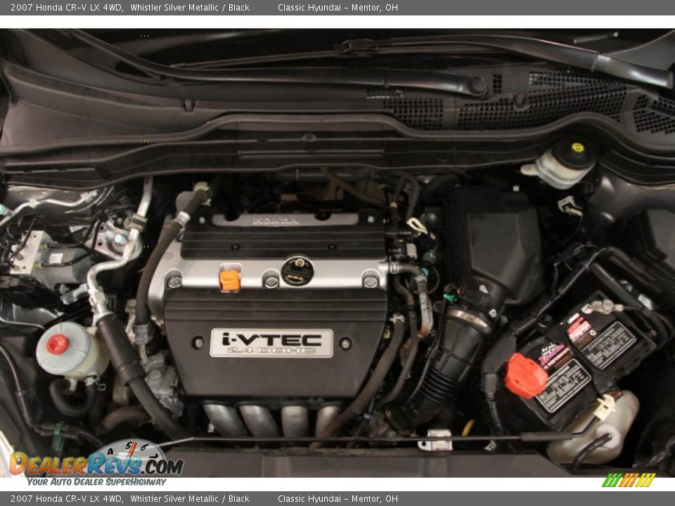 2007 Honda CR-V LX 4WD 2.4 Liter DOHC 16-Valve i-VTEC 4 Cylinder Engine Photo #13