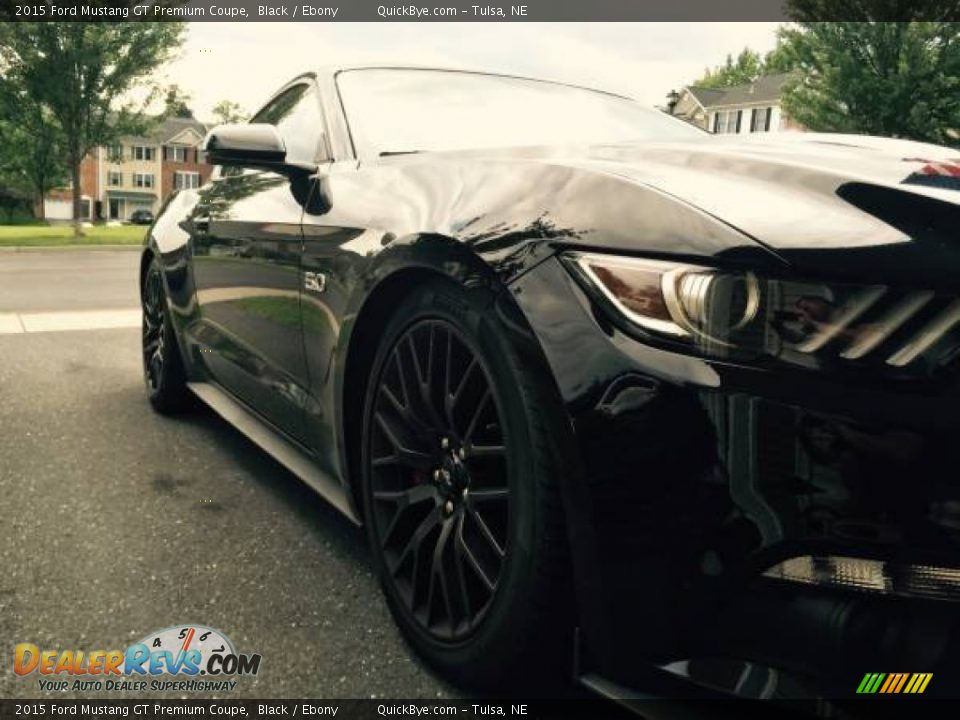 2015 Ford Mustang GT Premium Coupe Black / Ebony Photo #1