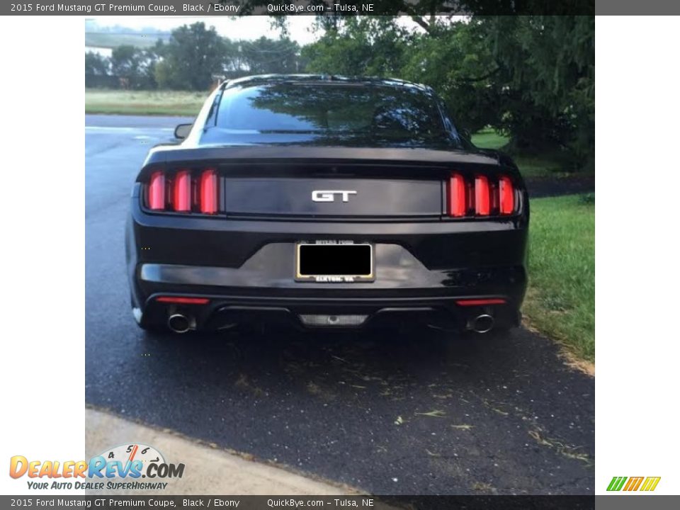 2015 Ford Mustang GT Premium Coupe Black / Ebony Photo #2