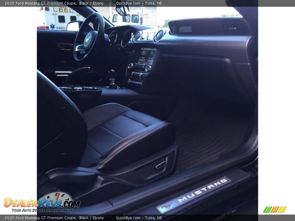 2015 Ford Mustang GT Premium Coupe Black / Ebony Photo #3