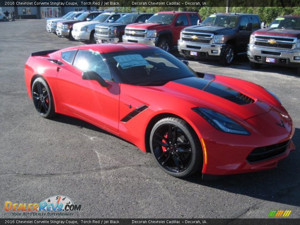 2016 Chevrolet Corvette Stingray Coupe Torch Red / Jet Black Photo #7