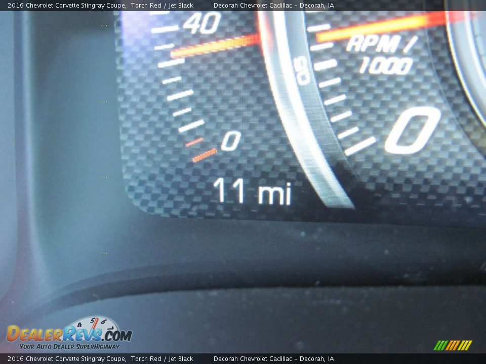 2016 Chevrolet Corvette Stingray Coupe Torch Red / Jet Black Photo #27