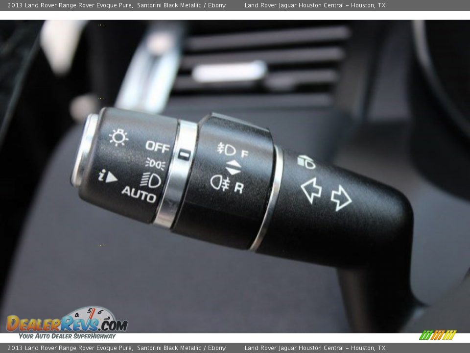 2013 Land Rover Range Rover Evoque Pure Santorini Black Metallic / Ebony Photo #17