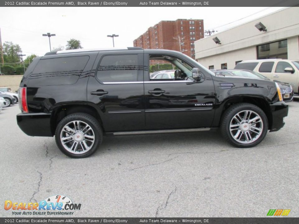 2012 Cadillac Escalade Premium AWD Black Raven / Ebony/Ebony Photo #5