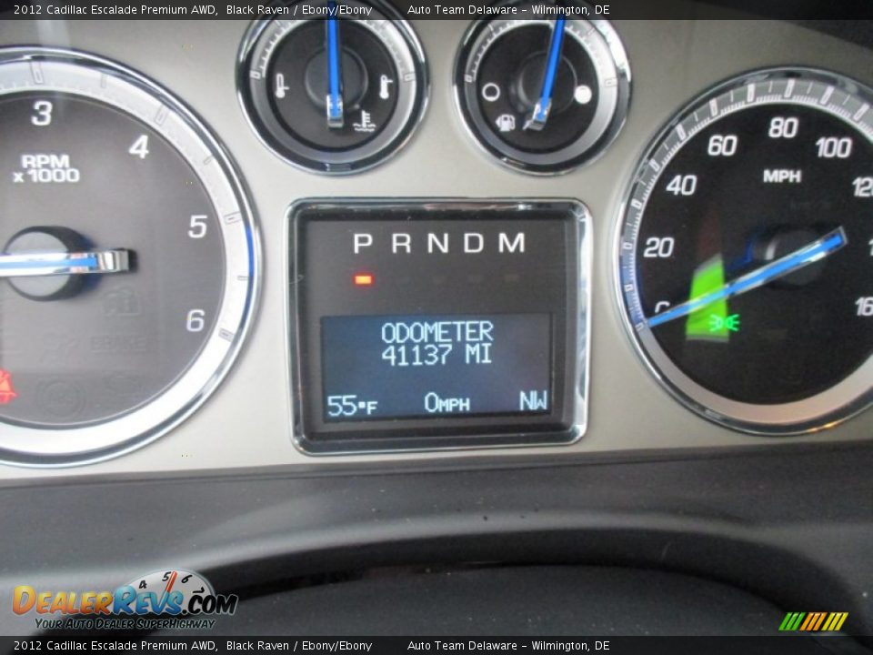 2012 Cadillac Escalade Premium AWD Black Raven / Ebony/Ebony Photo #16