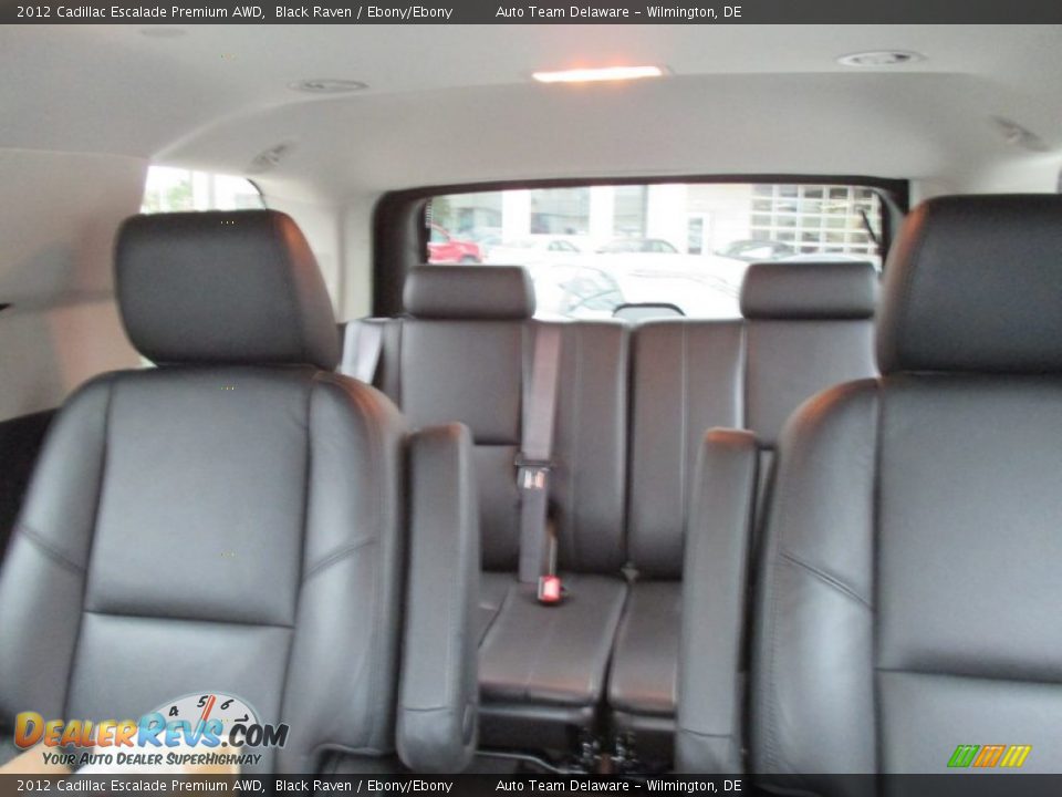 2012 Cadillac Escalade Premium AWD Black Raven / Ebony/Ebony Photo #25