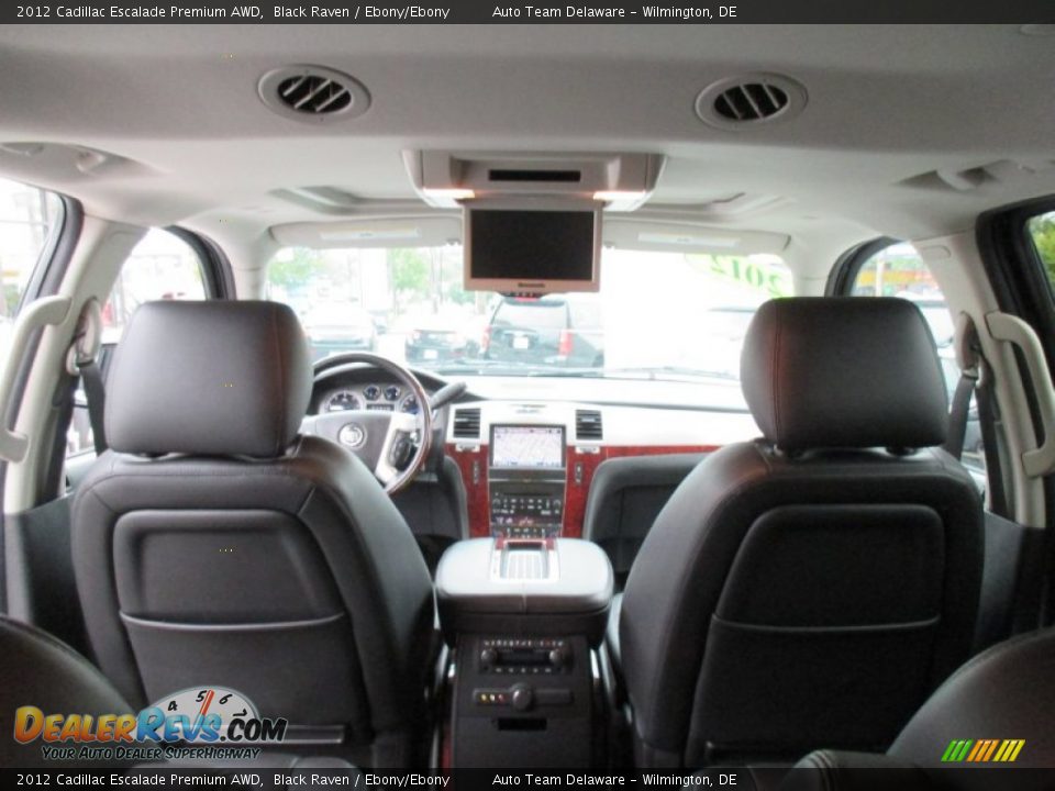 2012 Cadillac Escalade Premium AWD Black Raven / Ebony/Ebony Photo #31