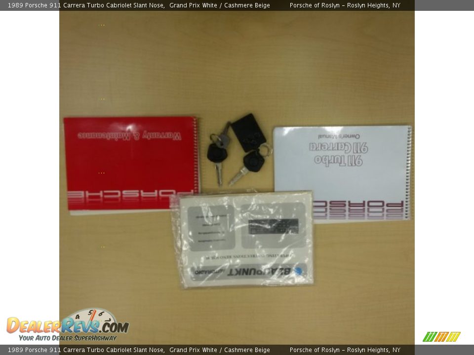 Books/Manuals of 1989 Porsche 911 Carrera Turbo Cabriolet Slant Nose Photo #29