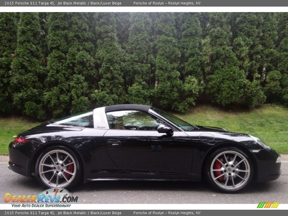 Jet Black Metallic 2015 Porsche 911 Targa 4S Photo #7