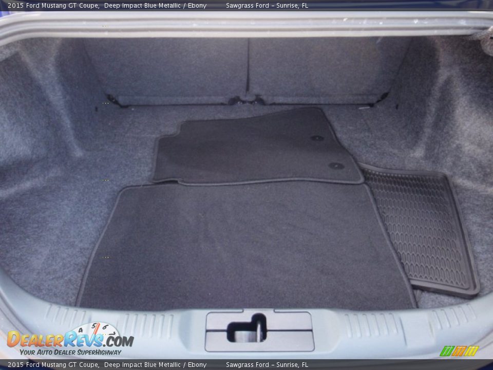 2015 Ford Mustang GT Coupe Deep Impact Blue Metallic / Ebony Photo #8