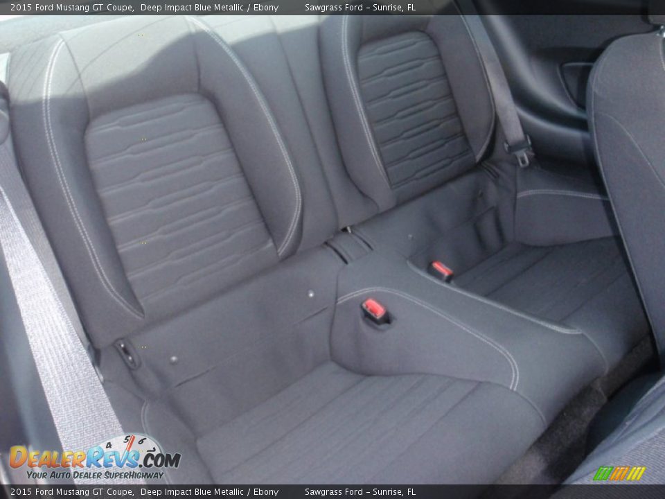 2015 Ford Mustang GT Coupe Deep Impact Blue Metallic / Ebony Photo #22