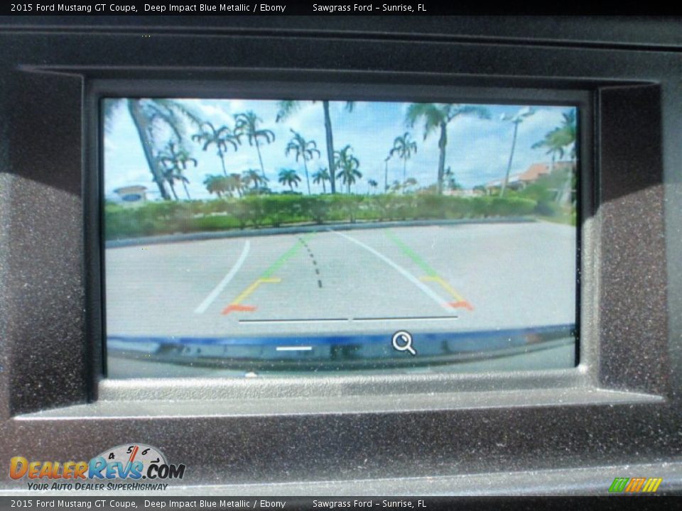 2015 Ford Mustang GT Coupe Deep Impact Blue Metallic / Ebony Photo #34
