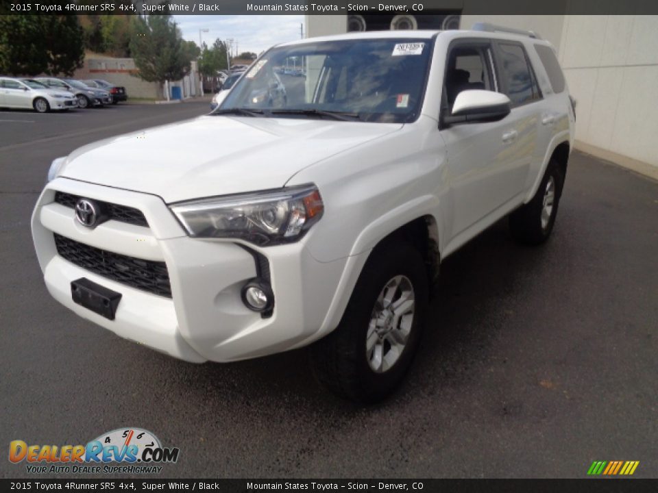 2015 Toyota 4Runner SR5 4x4 Super White / Black Photo #3