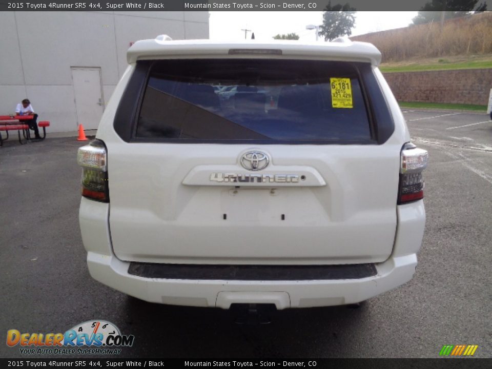 2015 Toyota 4Runner SR5 4x4 Super White / Black Photo #6