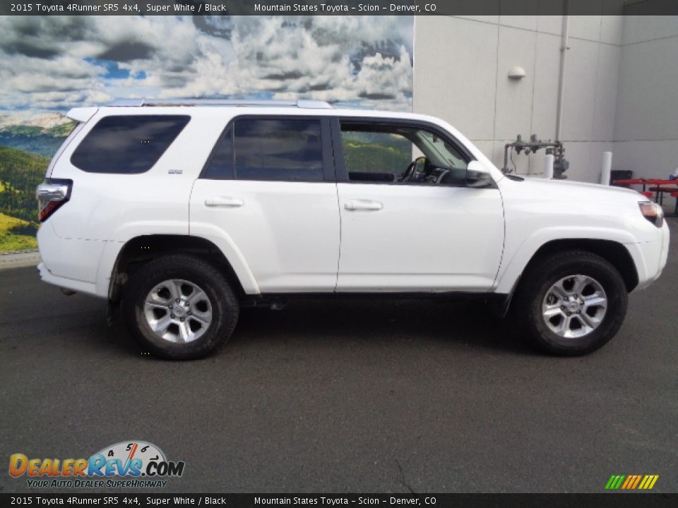 2015 Toyota 4Runner SR5 4x4 Super White / Black Photo #8