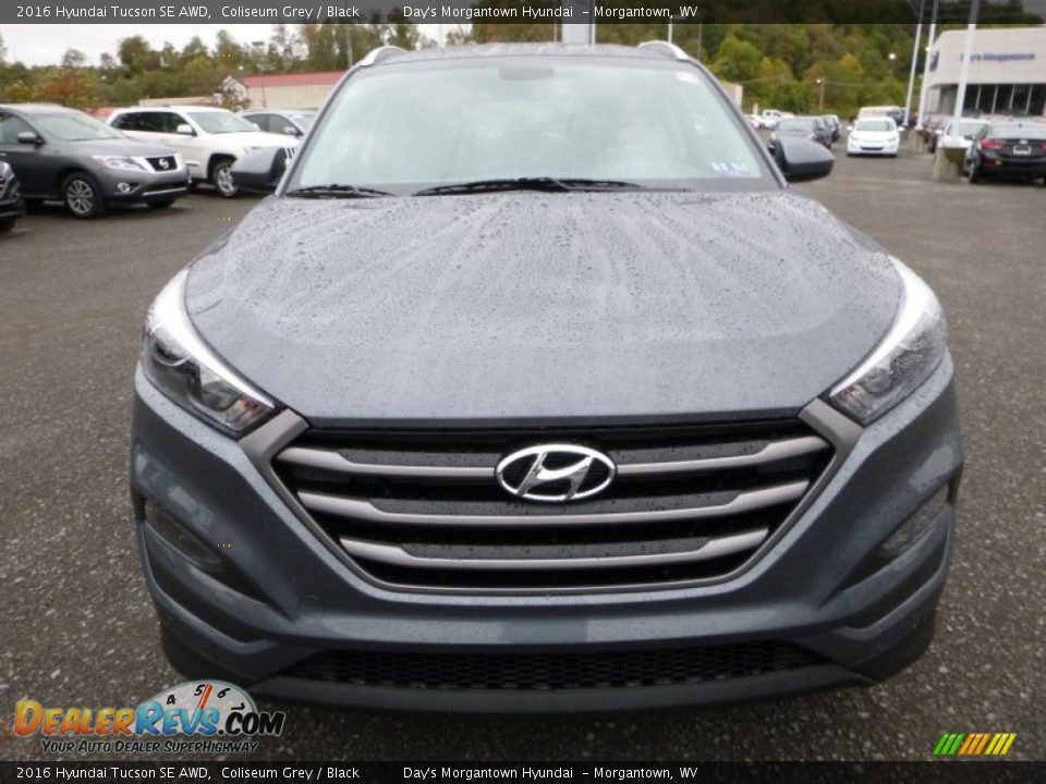 2016 Hyundai Tucson SE AWD Coliseum Grey / Black Photo #12
