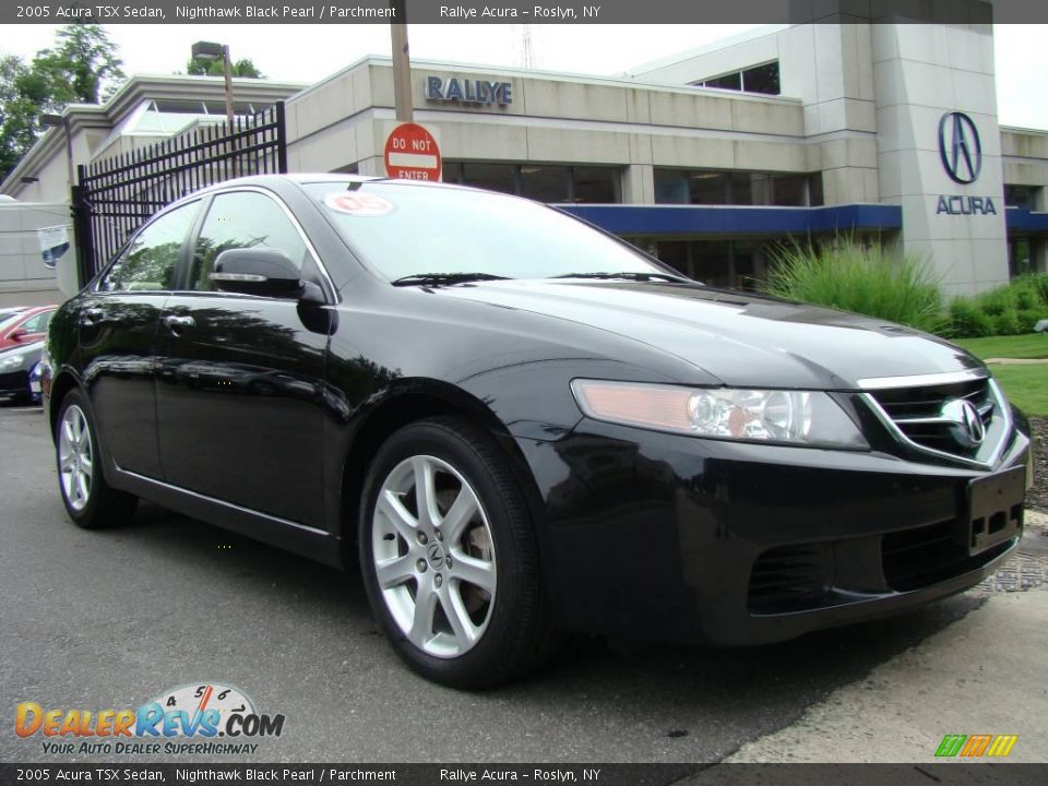 2005 Acura TSX Sedan Nighthawk Black Pearl / Parchment Photo #1