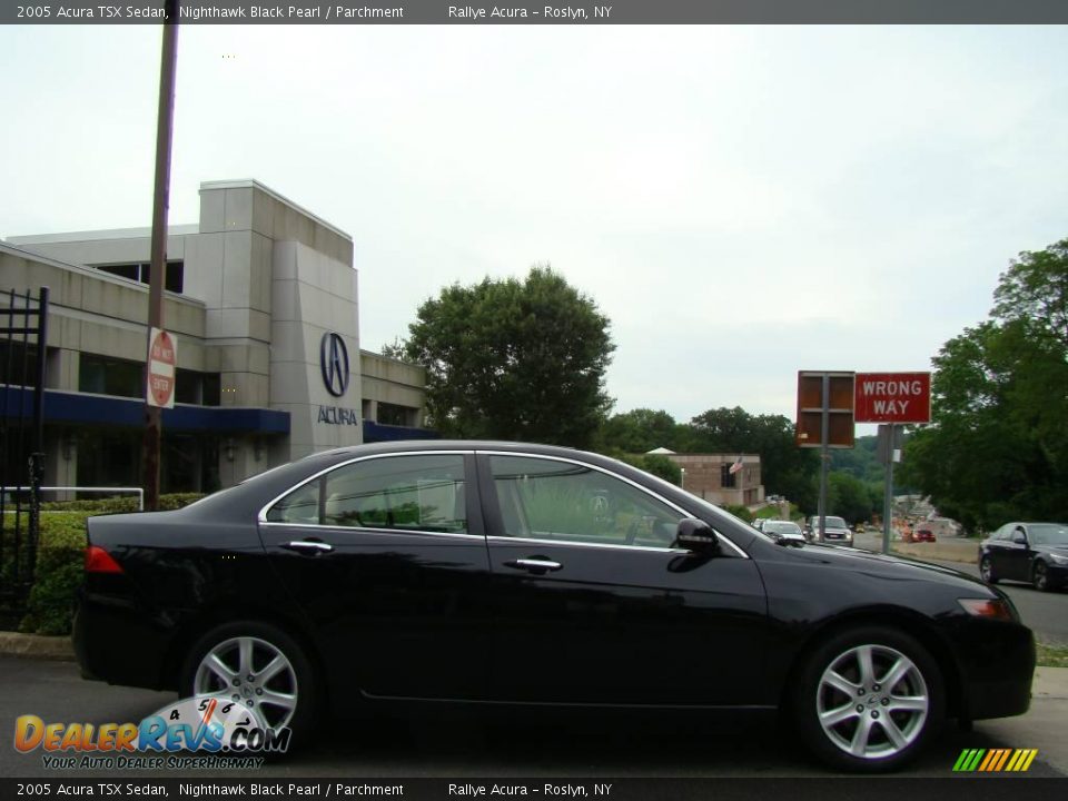 2005 Acura TSX Sedan Nighthawk Black Pearl / Parchment Photo #3