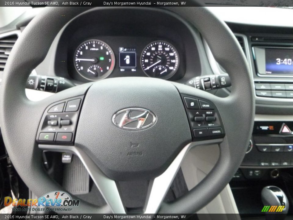 2016 Hyundai Tucson SE AWD Steering Wheel Photo #16