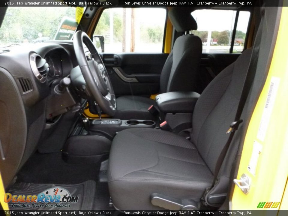 2015 Jeep Wrangler Unlimited Sport 4x4 Baja Yellow / Black Photo #13