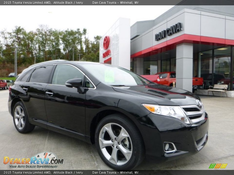 2015 Toyota Venza Limited AWD Attitude Black / Ivory Photo #1