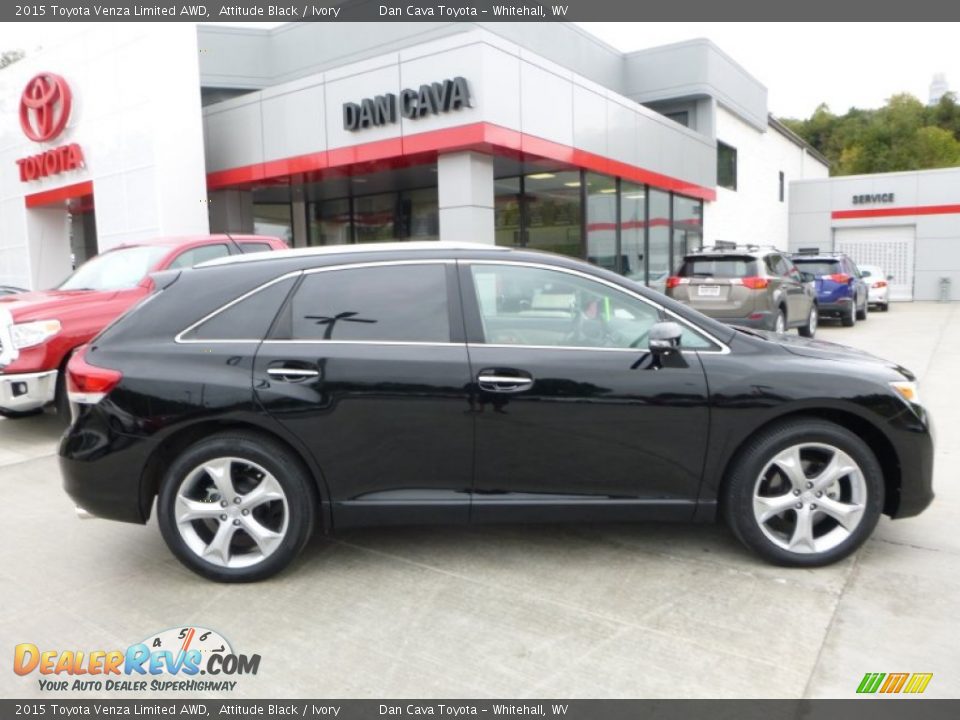 2015 Toyota Venza Limited AWD Attitude Black / Ivory Photo #3