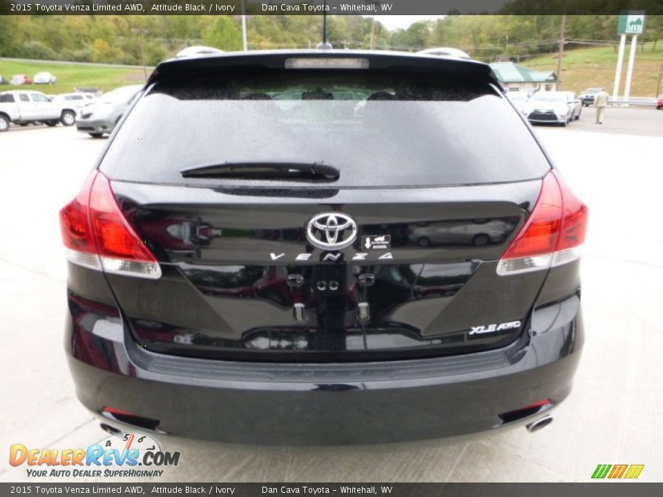 2015 Toyota Venza Limited AWD Attitude Black / Ivory Photo #7