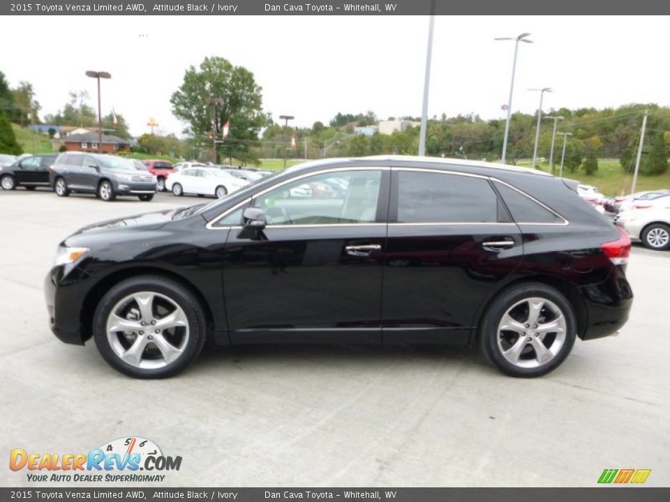 2015 Toyota Venza Limited AWD Attitude Black / Ivory Photo #9