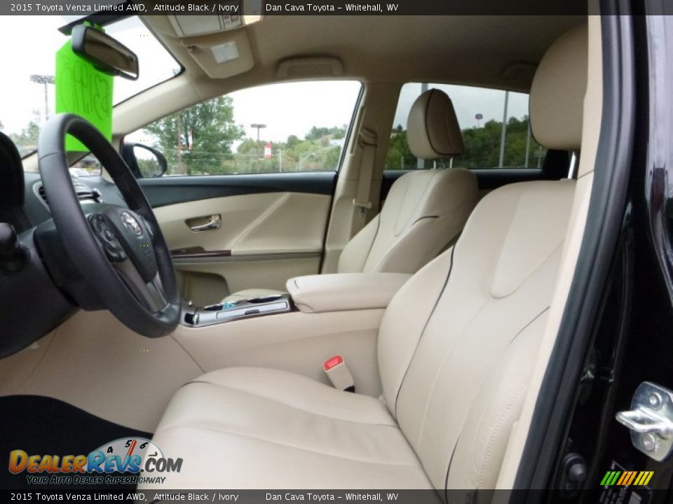 Ivory Interior - 2015 Toyota Venza Limited AWD Photo #12