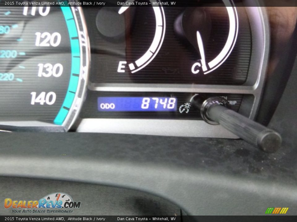 2015 Toyota Venza Limited AWD Attitude Black / Ivory Photo #15