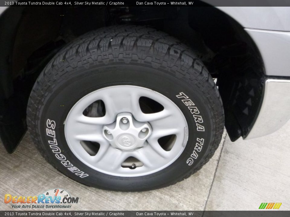 2013 Toyota Tundra Double Cab 4x4 Silver Sky Metallic / Graphite Photo #2