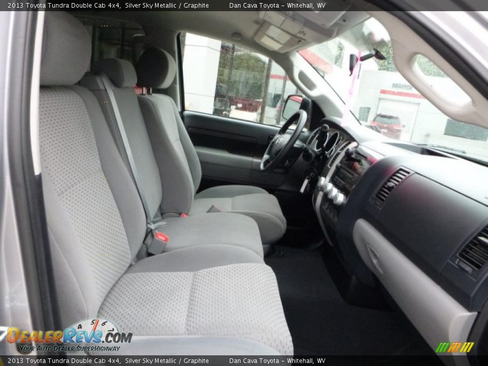 2013 Toyota Tundra Double Cab 4x4 Silver Sky Metallic / Graphite Photo #4