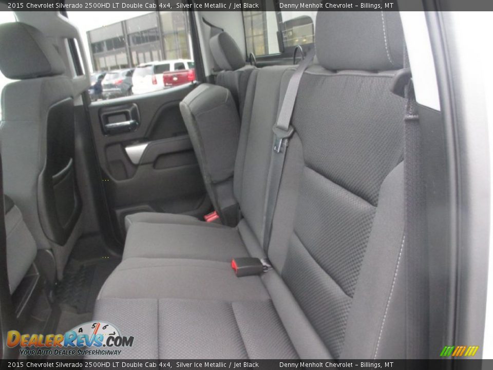 2015 Chevrolet Silverado 2500HD LT Double Cab 4x4 Silver Ice Metallic / Jet Black Photo #9