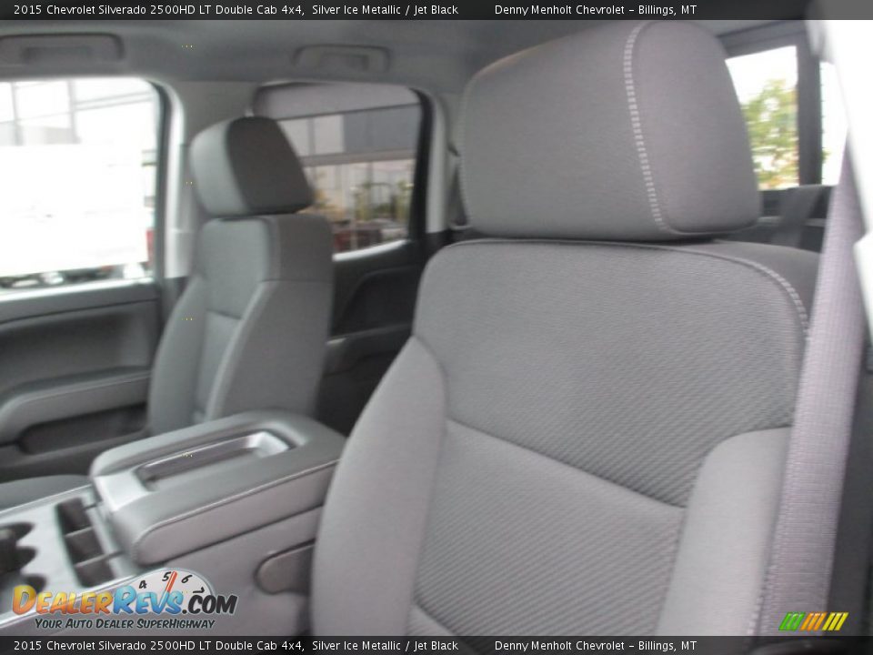 2015 Chevrolet Silverado 2500HD LT Double Cab 4x4 Silver Ice Metallic / Jet Black Photo #11