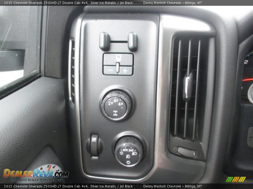 2015 Chevrolet Silverado 2500HD LT Double Cab 4x4 Silver Ice Metallic / Jet Black Photo #15