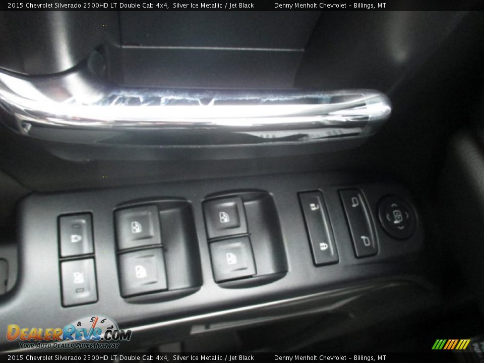 2015 Chevrolet Silverado 2500HD LT Double Cab 4x4 Silver Ice Metallic / Jet Black Photo #16