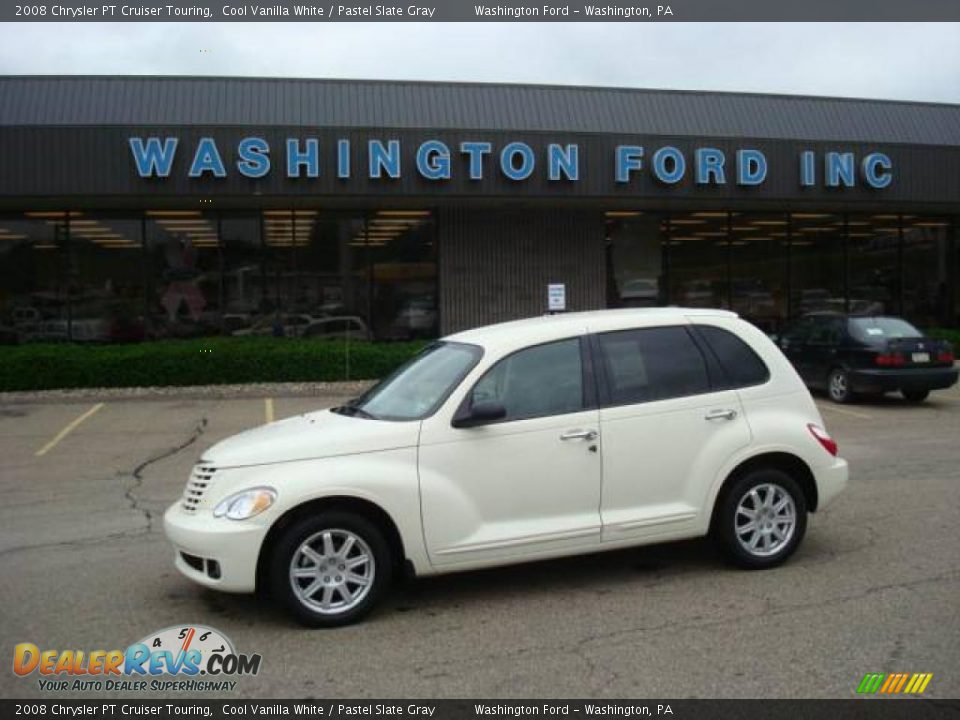 2008 Chrysler PT Cruiser Touring Cool Vanilla White / Pastel Slate Gray Photo #1