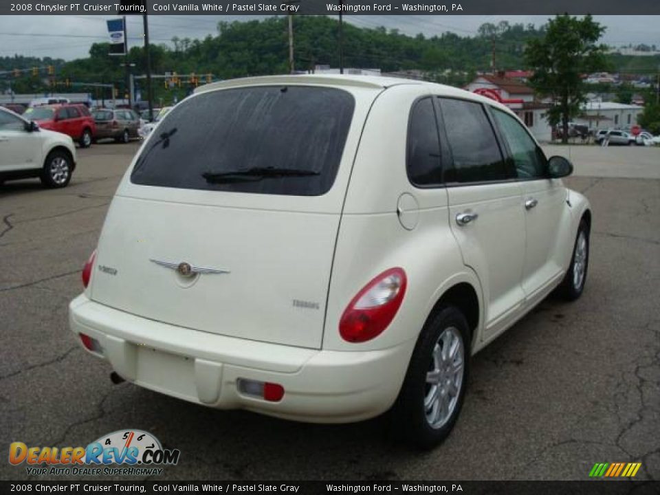 2008 Chrysler PT Cruiser Touring Cool Vanilla White / Pastel Slate Gray Photo #3