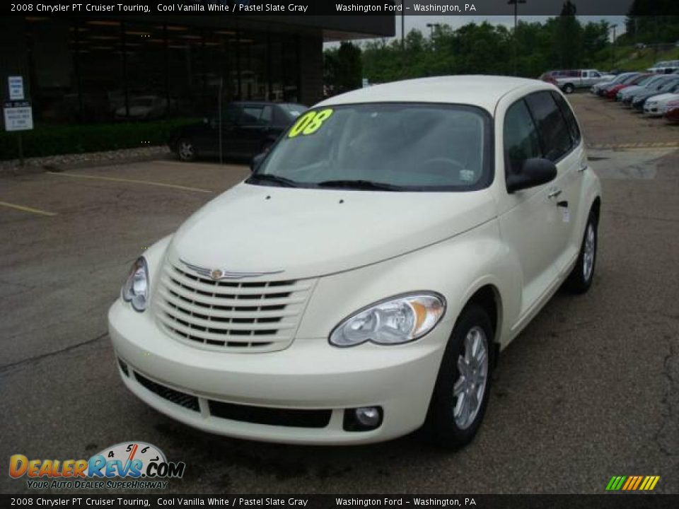 2008 Chrysler PT Cruiser Touring Cool Vanilla White / Pastel Slate Gray Photo #4